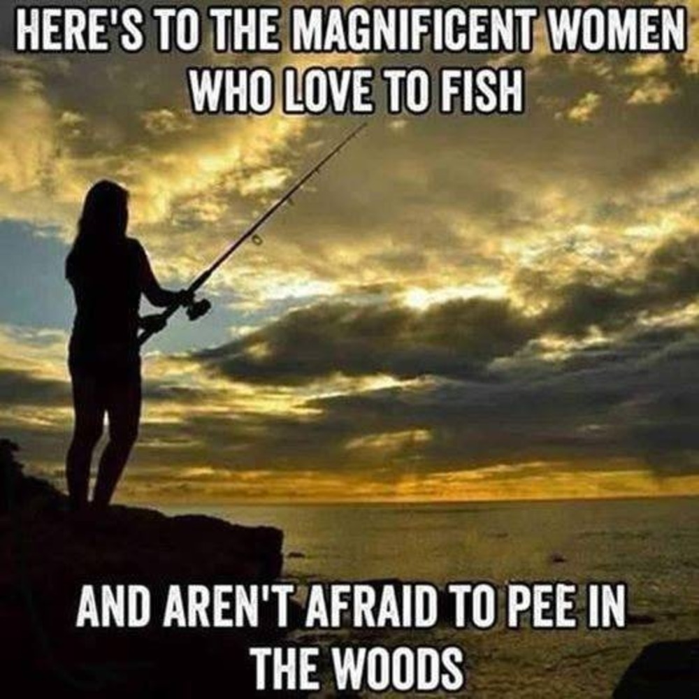 Sticker - Here's to the magnificent women who love to fish 3x3 inches matte